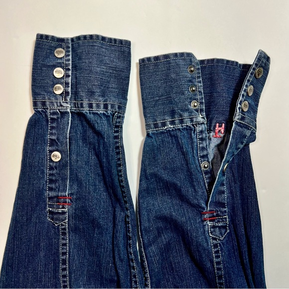 VINTAGE TOMMY HILFIGER Western Denim Shirt Medium - Picture 6 of 13